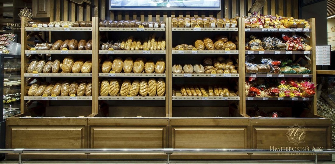 Торговая мебель для магазинов продукты