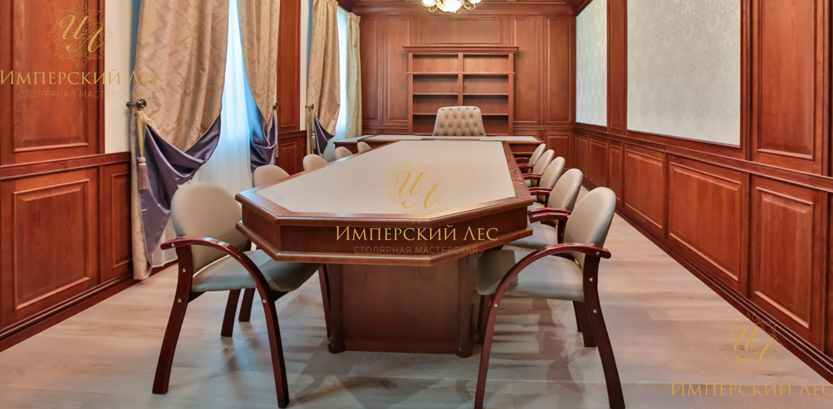 Домашний кабинет с комнатой отдыха