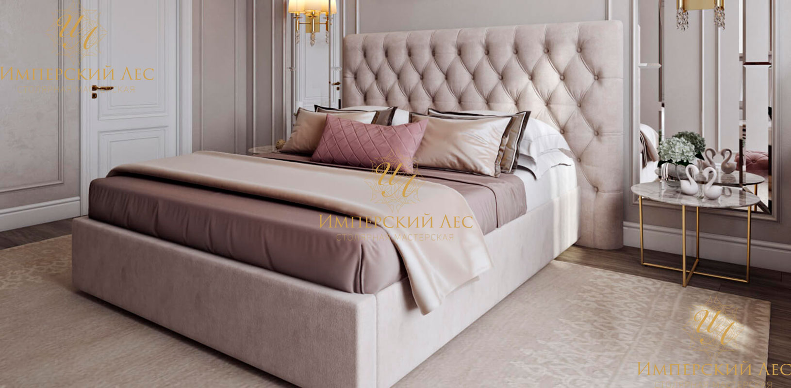 Дизайнерская кровать IW GATSBY CAVIO