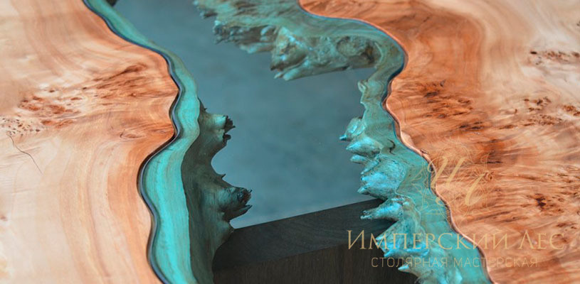 Стол IW wood & glass