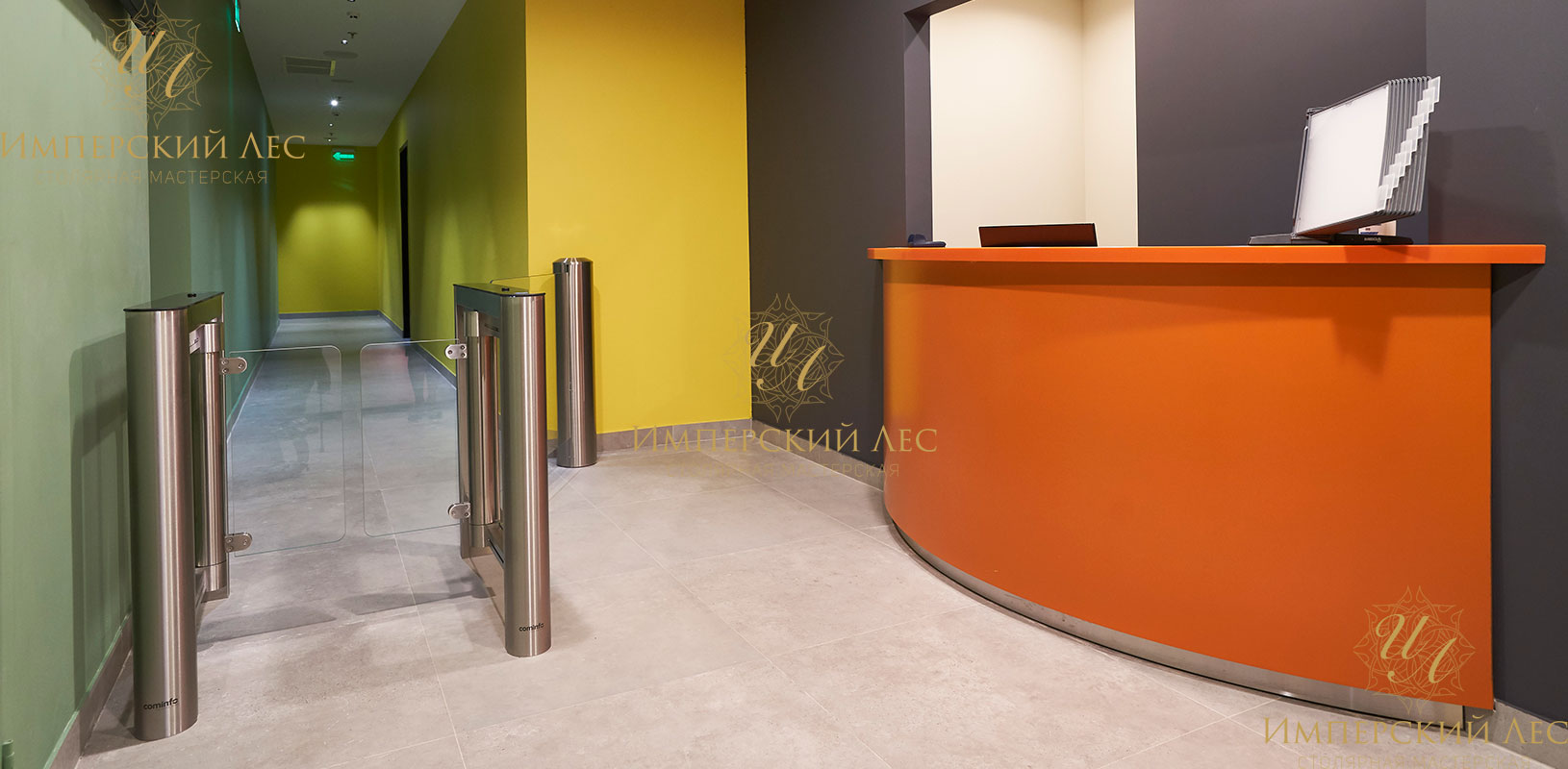 Стойка ресепшн IW Modern orange mini
