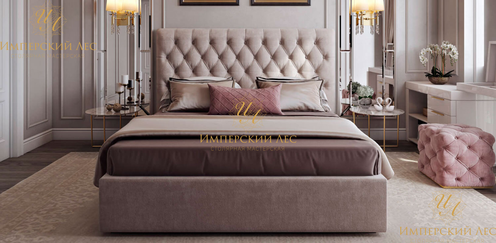 Дизайнерская кровать IW GATSBY CAVIO