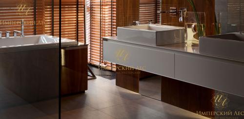 Дизайнерская тумба под две раковины IW-Duravit Luv Дизайнерская тумба под две раковины IW-Duravit Luv
