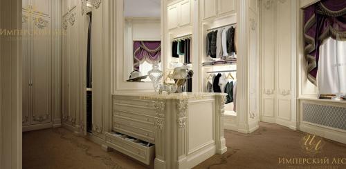 Гардеробная комната "Рококо style" Гардеробная комната "Рококо style"